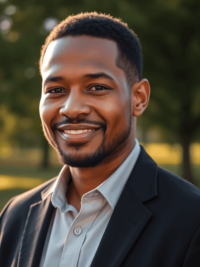 Outdoor Bewerbungsfoto Beispiel